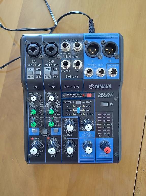 Console di mixaggio: Mixette Yamaha mg06x – Nuovo e nell'imballaggio originale da Meyrin venduto da Suermondt