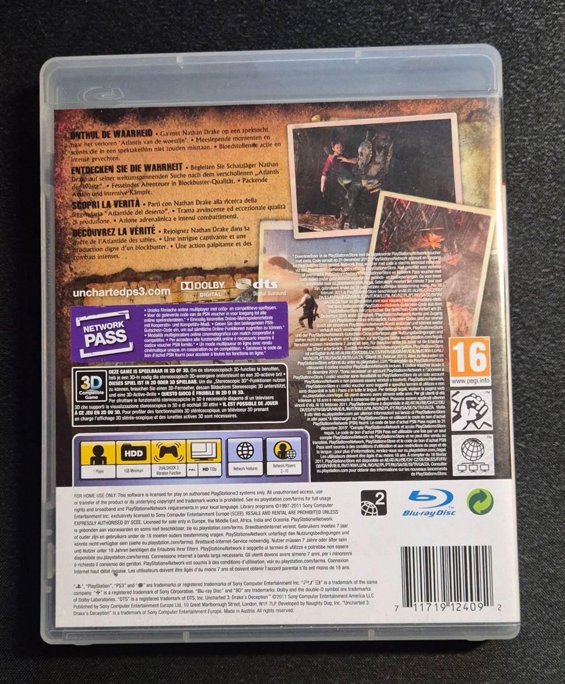 Sony Jeux: 🎮Uncharted 3: Drake's Deception - Playstation 3 – D'occasion à Neyruz FR par RetroLab_ 1