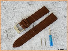 Uhrenarmband Echtleder 24 mm - Bracelet de montre en cuir