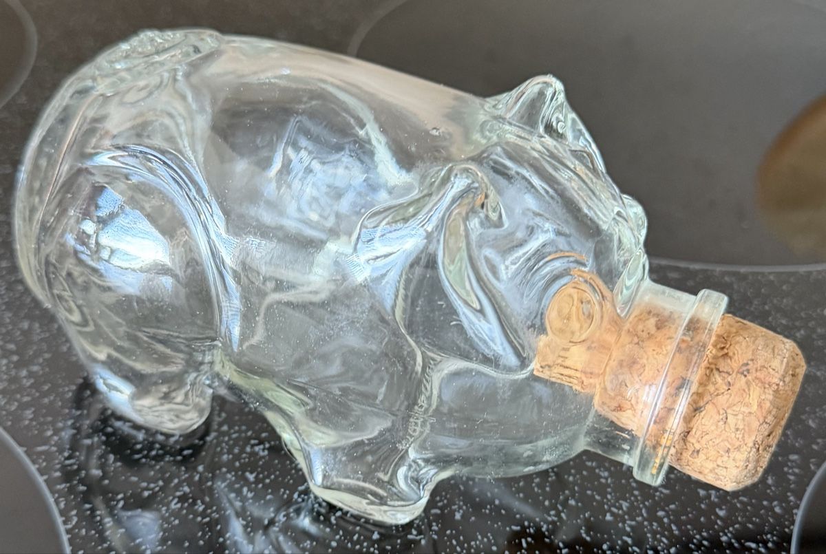 Bicchieri: Altes Pressglas Schwein – Usato da Basel venduto da Kanako 1