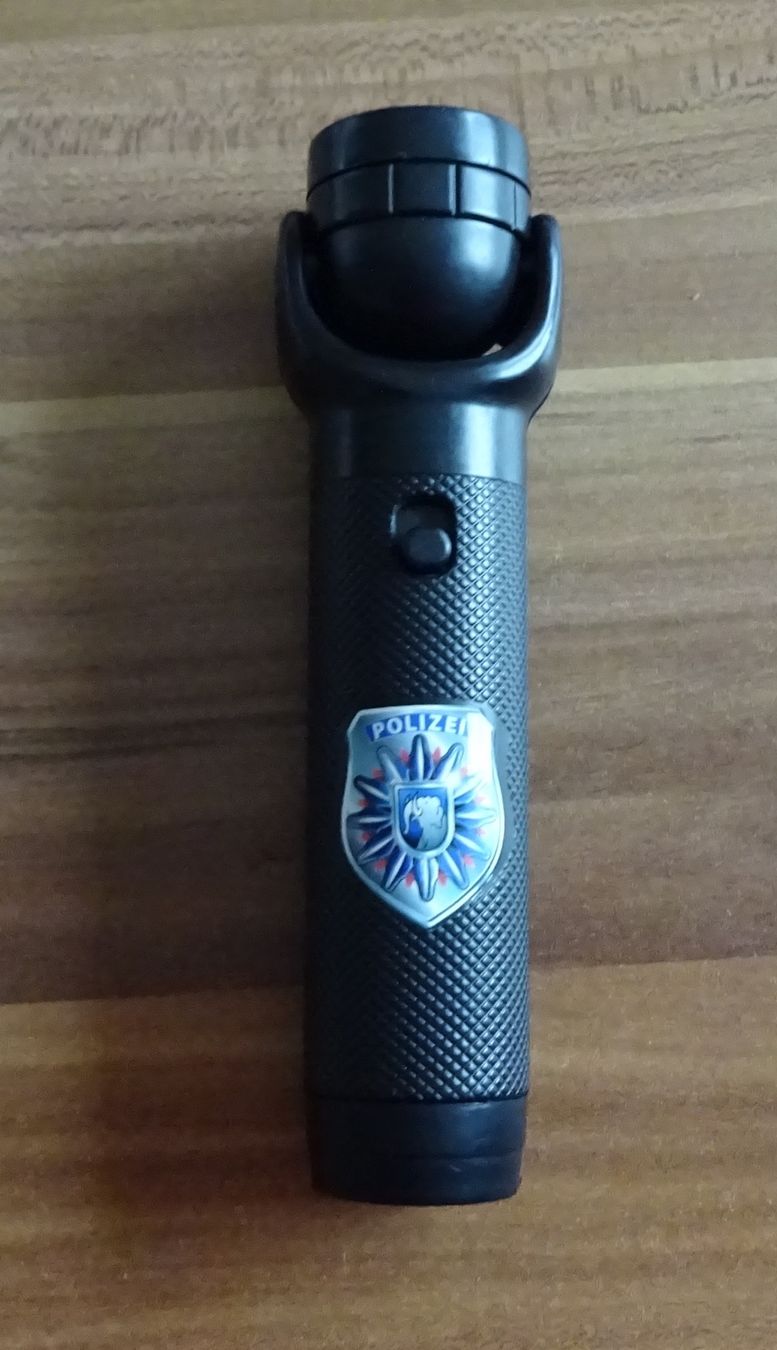 Spielzeuge: Polizei-Taschenlampe – Gebraucht aus Wagenhausen von Kahlen