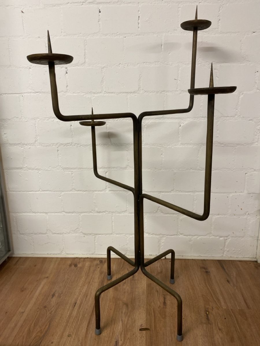 Portacandele: Vintage Kirchen Kerzenständer, Messing, 4-armig,  Design – Usato da sursee venduto da trilli-tralli 2