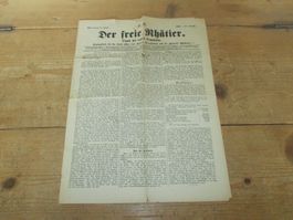 Der freie Rhätier vom 25. Februar 1883