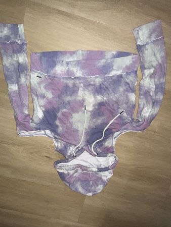 Hollister Hoodie, Grösse S, Lila Batikmuster, Top Zustand! (