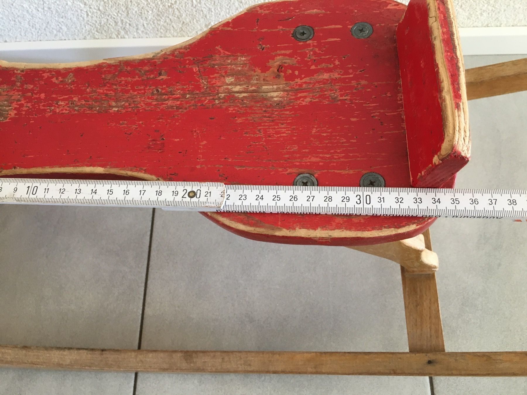 Sonstige Gartenschaukeln: Alte Schaukel Pferd aus Holz. – Gebraucht aus Lanzenhäusern von vic63 6