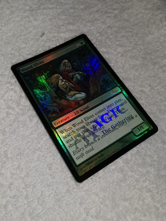 Magic the Gathering "Wood Elves" DCI Promo Foil 2006 Kaufen auf Ricardo