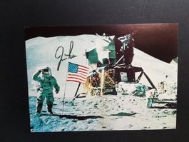 Raumfahrt  Autogramm James Irwin, Apollo 15 - Rarität!  USA