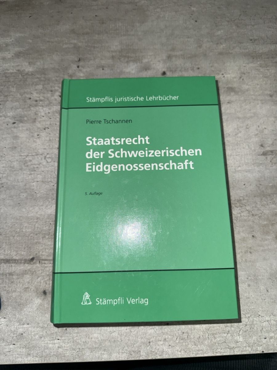 Livres: Staatsrecht der Schweizerischen Eidgenossenschaft 5. Auflage – Neuf (Voir description) à Bern par eli_qb68