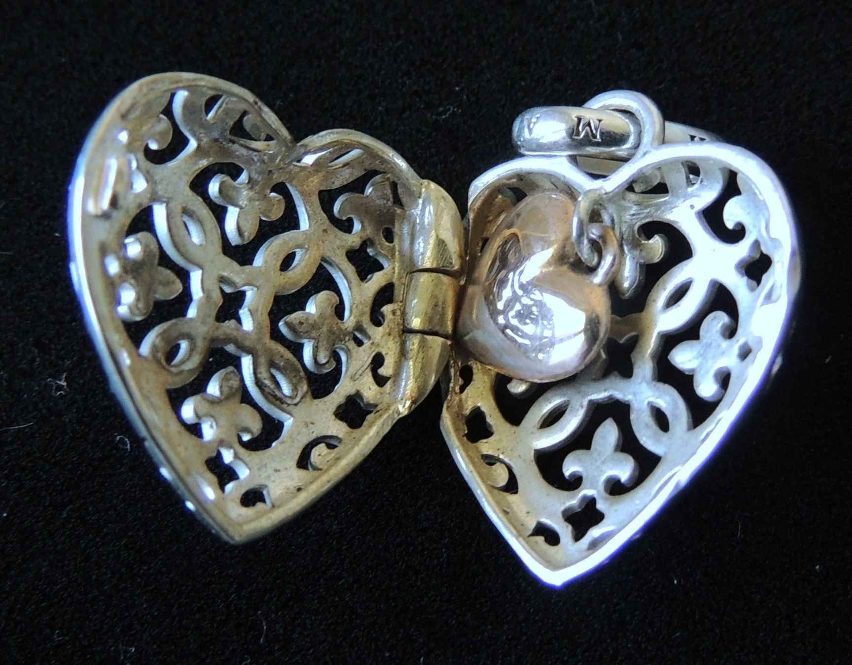 Thomas Sabo Ciondoli: THOMAS SABO Silber 925 Herz Medaillon – Usato da Waldenburg venduto da schaller707 1