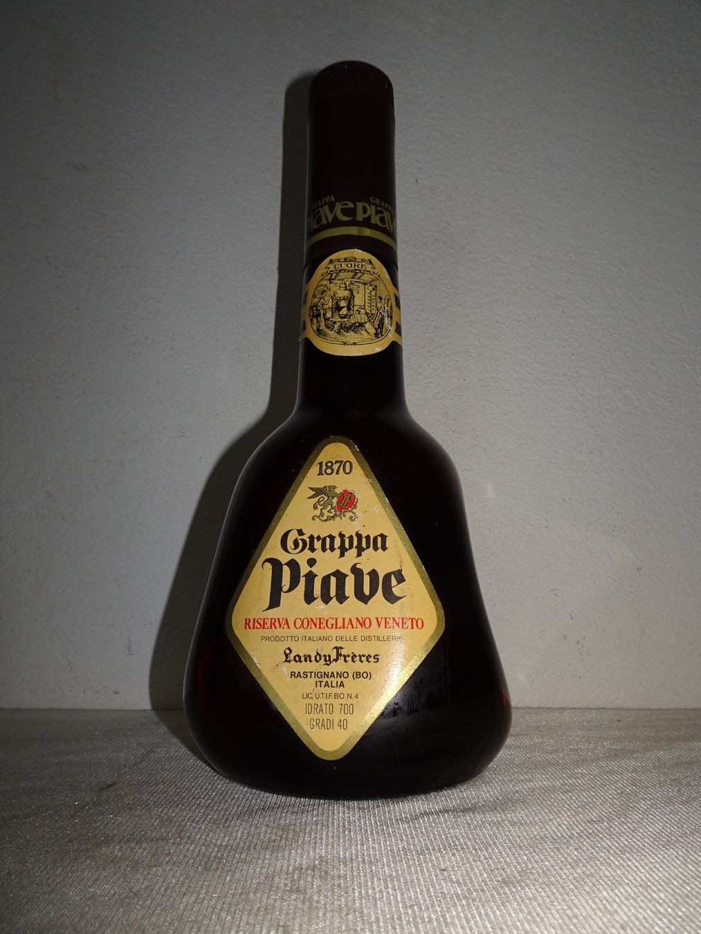 Bevande alcoliche: Grappa Piave Riserva Conegliano Landy Frères  70 cl – Usato da Siebnen venduto da niki61 5