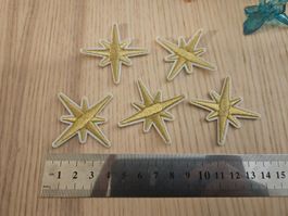 Aufnäher Patch 5 STK Sterne
