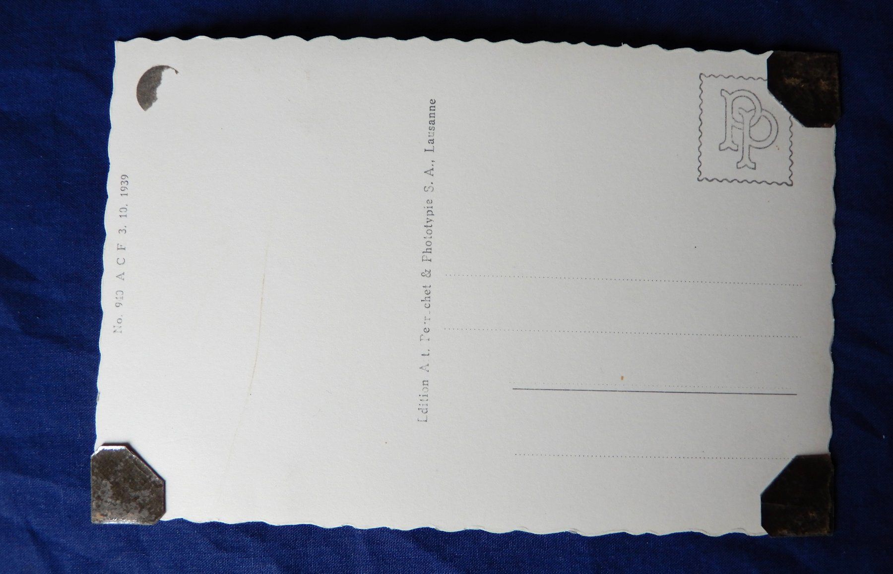 Cartoline postali: Champex  Postkarte, Le Lac et les Combins, 1959 – Usato da Senèdes venduto da Framboise52 1