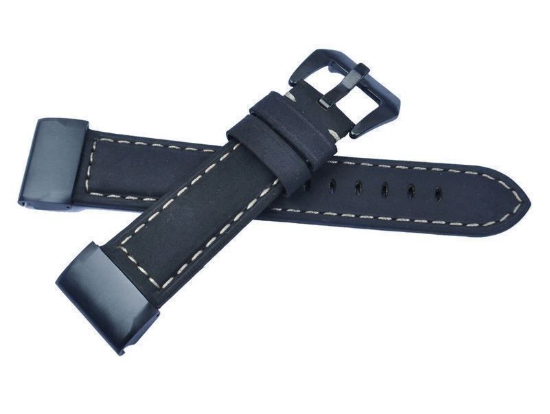 Garmin Smartwatch: Armband Bracelet aus Leder Cuir für Garmin Fenix 6 7 8 – Neu und originalverpackt aus Lausanne von WATCH-WORLD 2