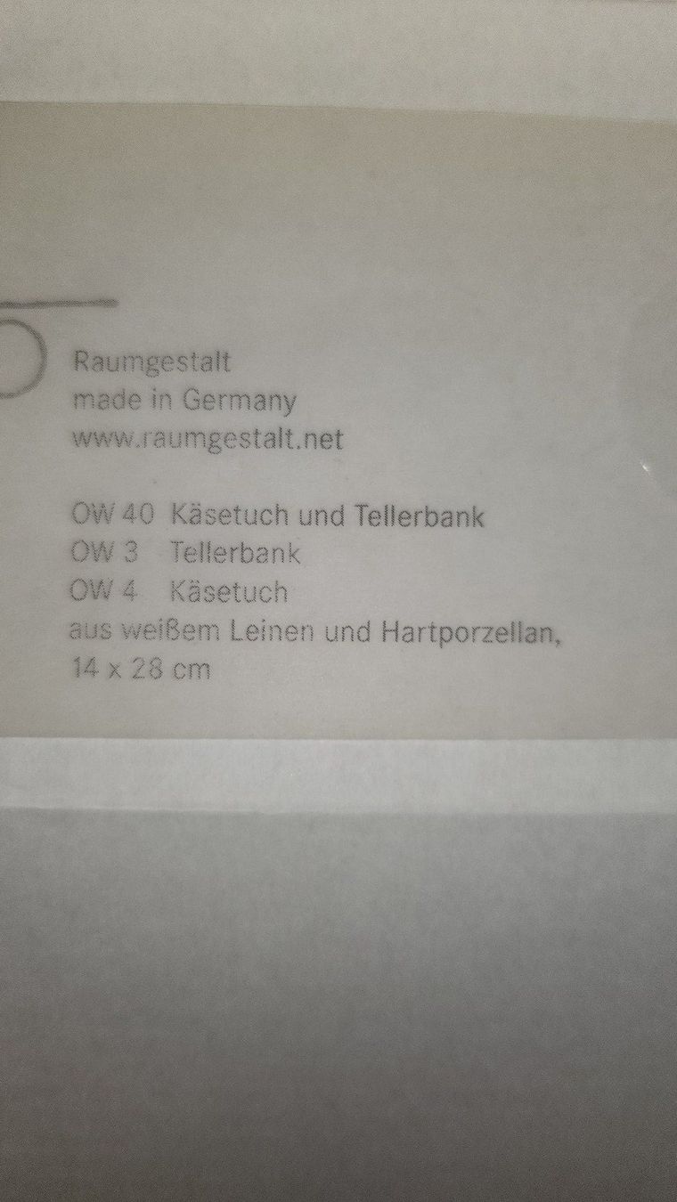 Servierplatten: Elegante Käseplatte: mit Leinen- Käsetuch – Neu (gemäss Beschreibung) aus Weiningen ZH von Annakatharina 4