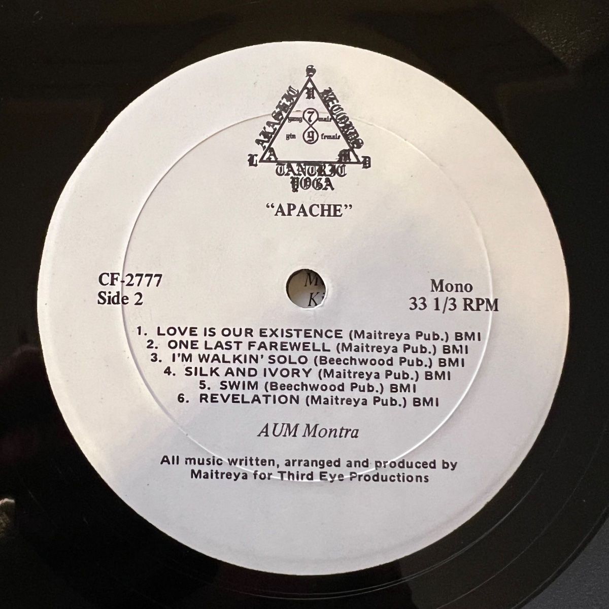 Dischi in vinile: Satya Sai Maitreya Kali - Apache / 2. US-Press. 1980 – Usato da Gais venduto da soundcave57 2