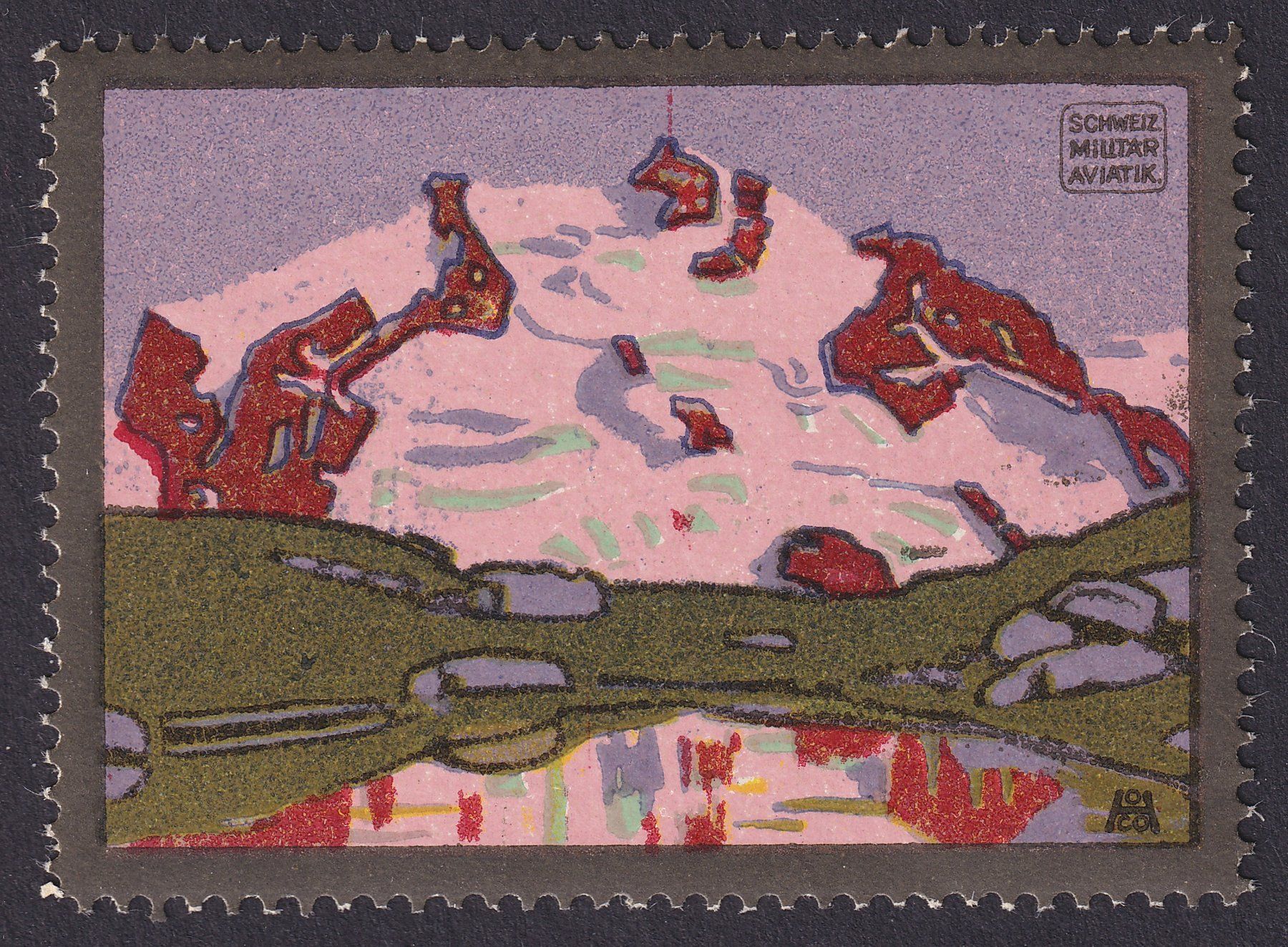 Tutti i francobolli: Flugspende Vignette 1913.1B Type I postfrisch ** – Usato da Ebikon venduto da SilvioFreund