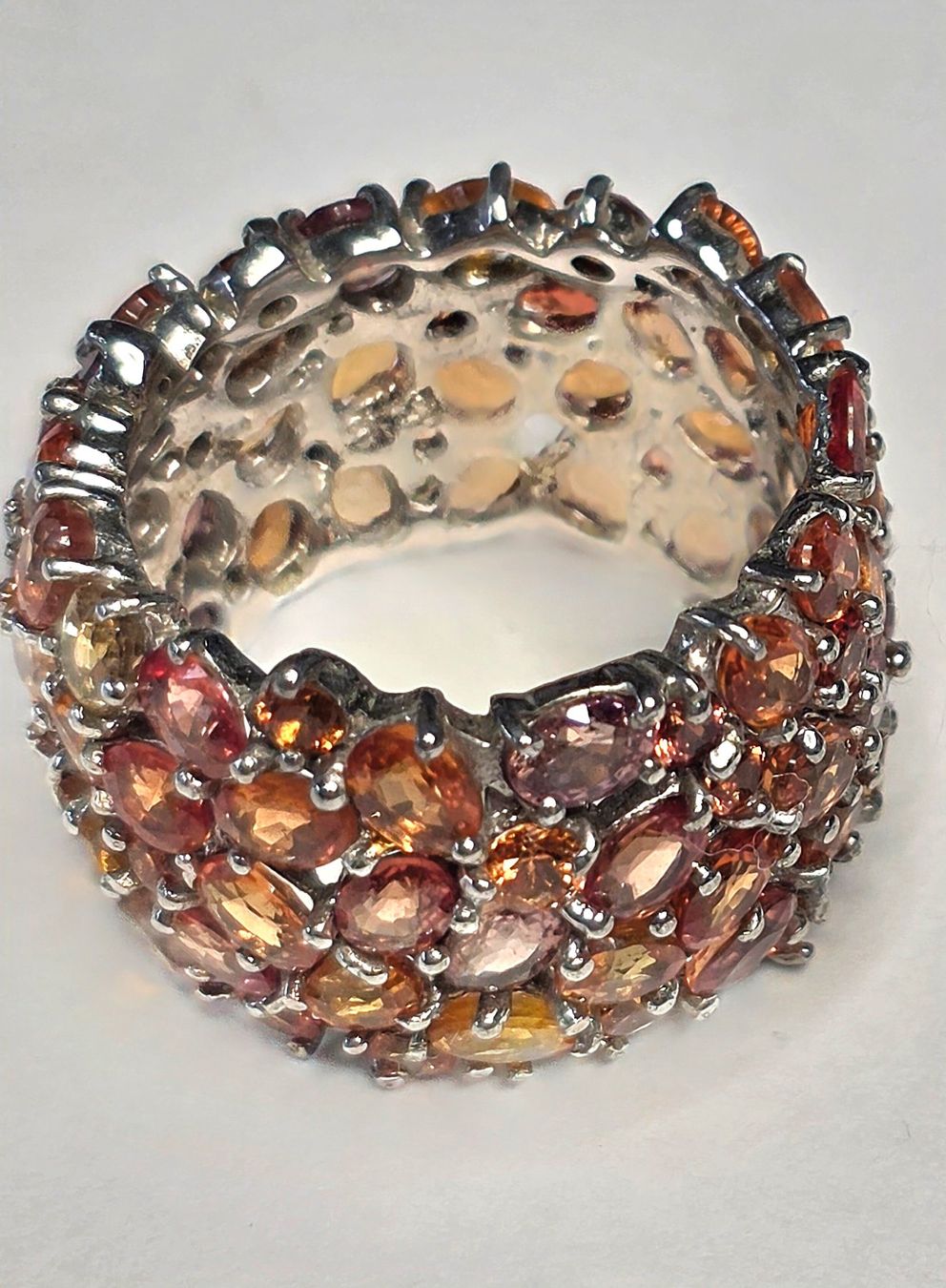 Anelli: Safire gel-orange Eternity Ring – Nuovo (secondo la descrizione) da Zürich venduto da adriben 4