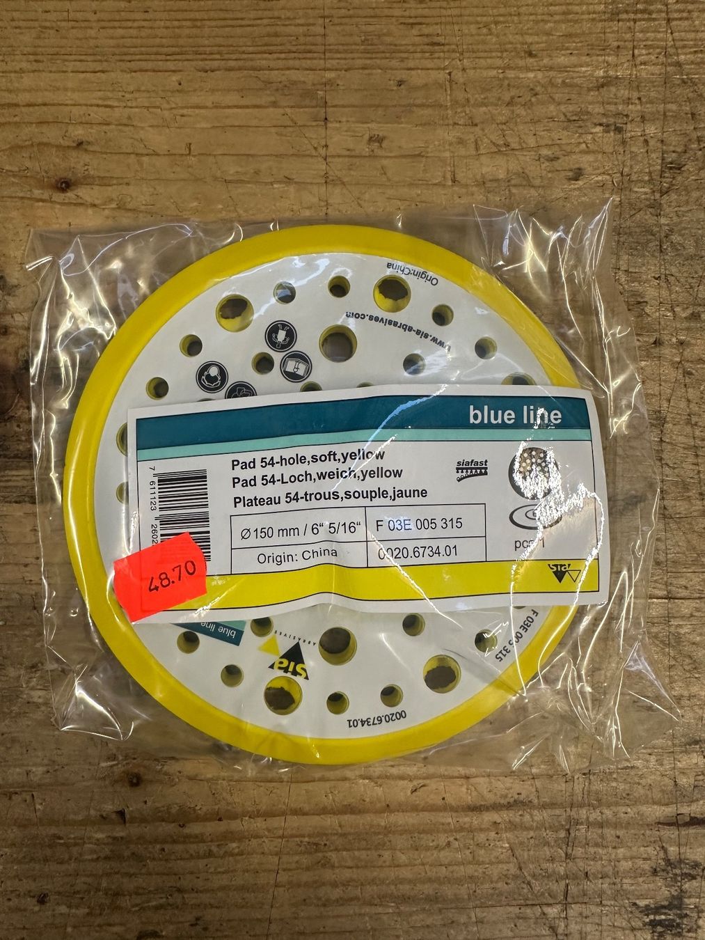 Smerigliatrici & Lucidatrici: SIA blue line Schleifteller Durchmesser 150mm – Nuovo e nell'imballaggio originale da Uetendorf venduto da Revotool