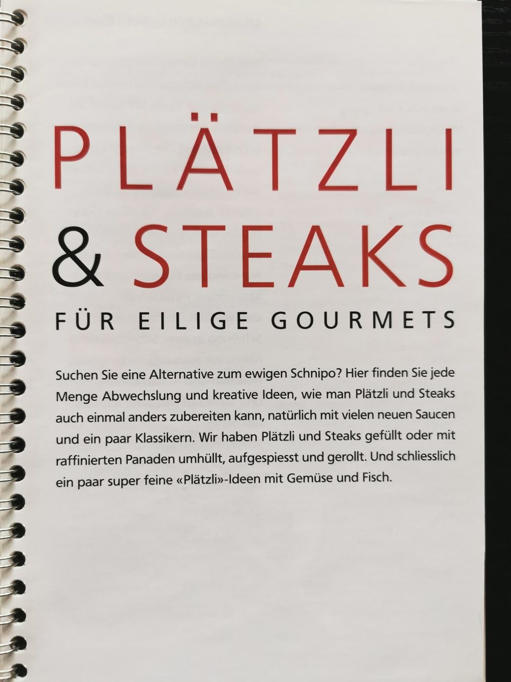 Libri: Betty Bossi; Plätzli & Steaks – Usato da Boniswil venduto da Totomat-Lady2 1