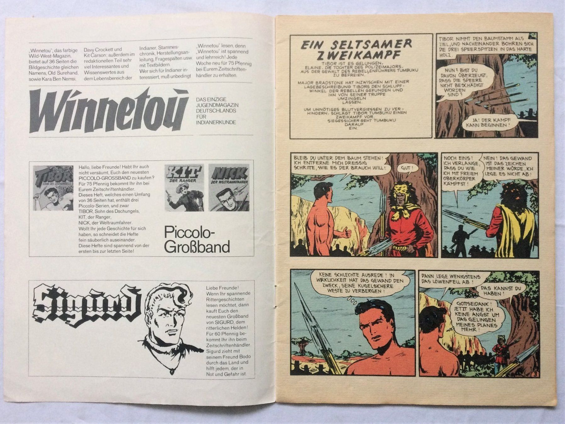 Fumetti: TIBOR - HELD DES DSCHUNGELS - Nr.111 – Usato da Schaffhausen venduto da durruti 2