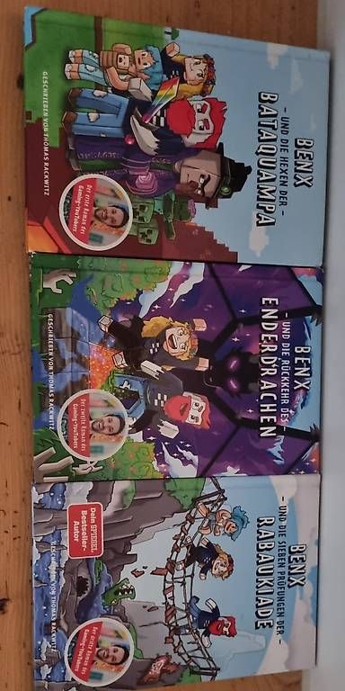 Bücher: Drei Benx Minecraft Bücher  – Gebraucht aus Biel/Bienne von sheila7002