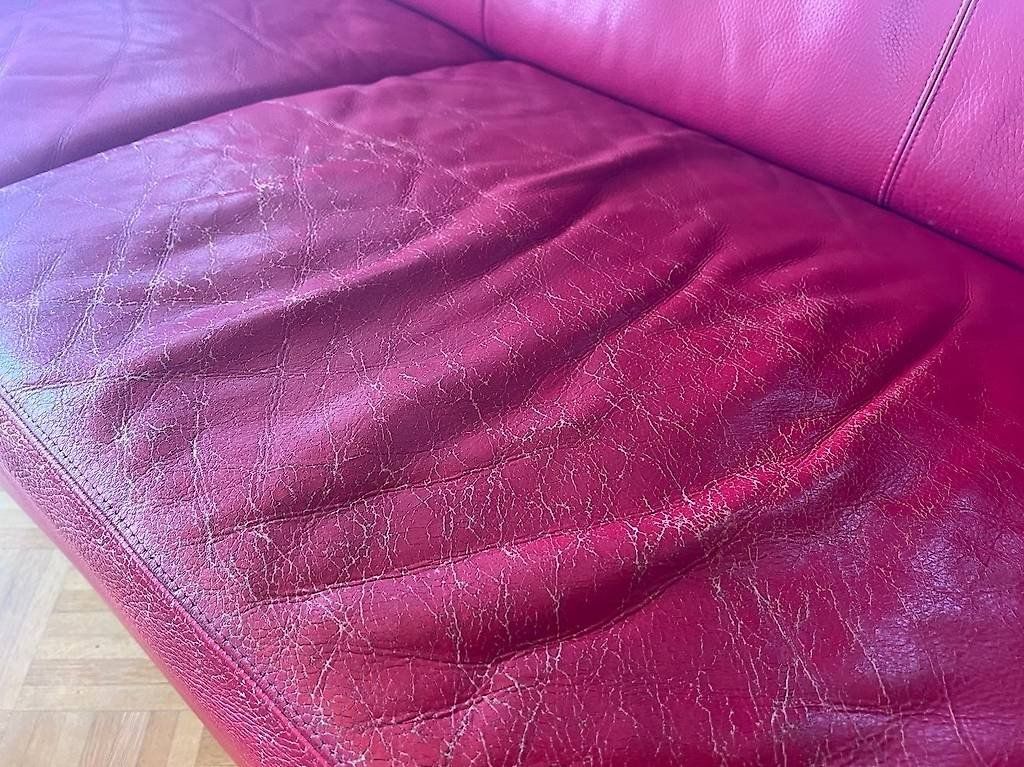 Divani: Rotes Echtledersofa – Usato da Eich venduto da Kerstin8686 2