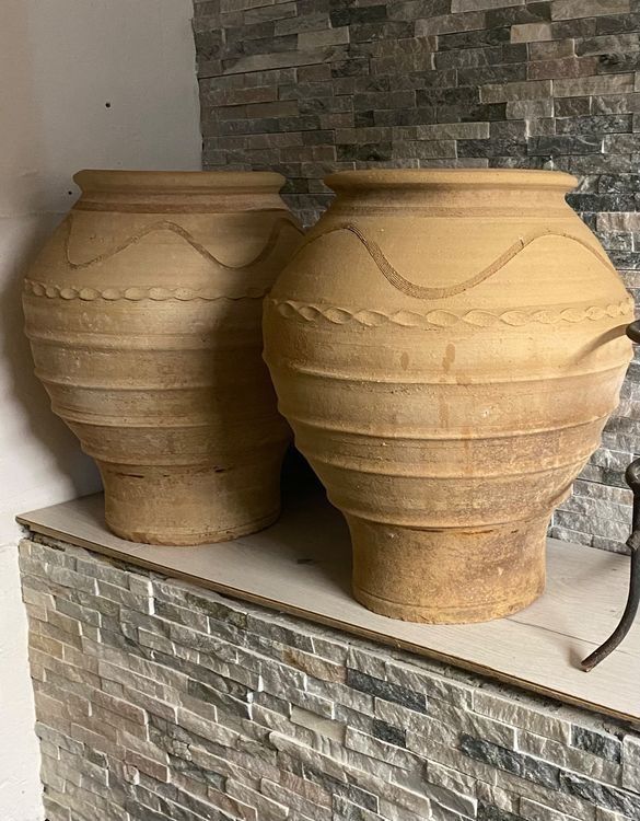Vasi per fiori: Ton Topf Vase Tonschale Blumentopf Pflanzentopf mit Ständer – Usato da Dottikon venduto da 6571 1