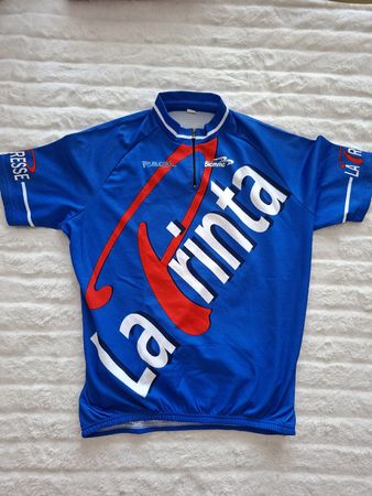 Maillot cyclisme La Renta bleu taille XXXL 