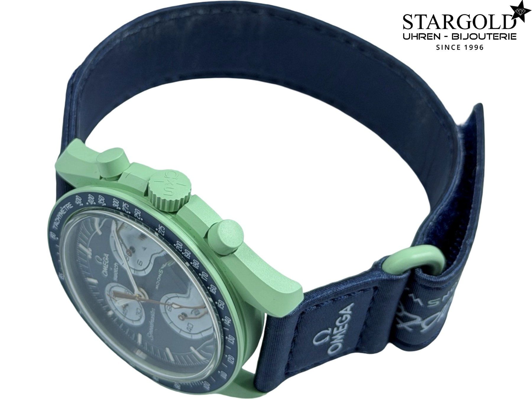 Swatch Uhren: Swatch Moonswatch "Mission On Earth" - SO33G100 – Gebraucht aus Zürich von Stargold-Uhren 3