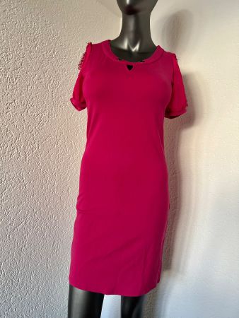Damen Minikleid Abendkleid Rosa Gr M Dehnbar