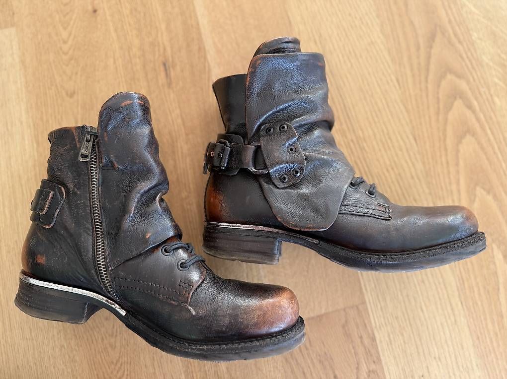 A.S.98 Scarpe da donna: Vintage Lederstiefel A.S.98 braun – Usato da Amriswil venduto da Sheldon 2