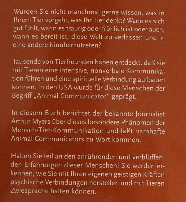Libri: Zwiesprache mit Tieren – Usato da Schlatt TG venduto da annesbuecher 1