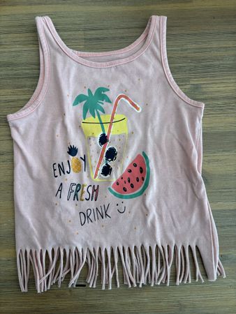 Lot de 2 t shirts fille, taille 104