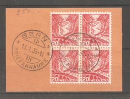 205A B/4 gest. Briefstück