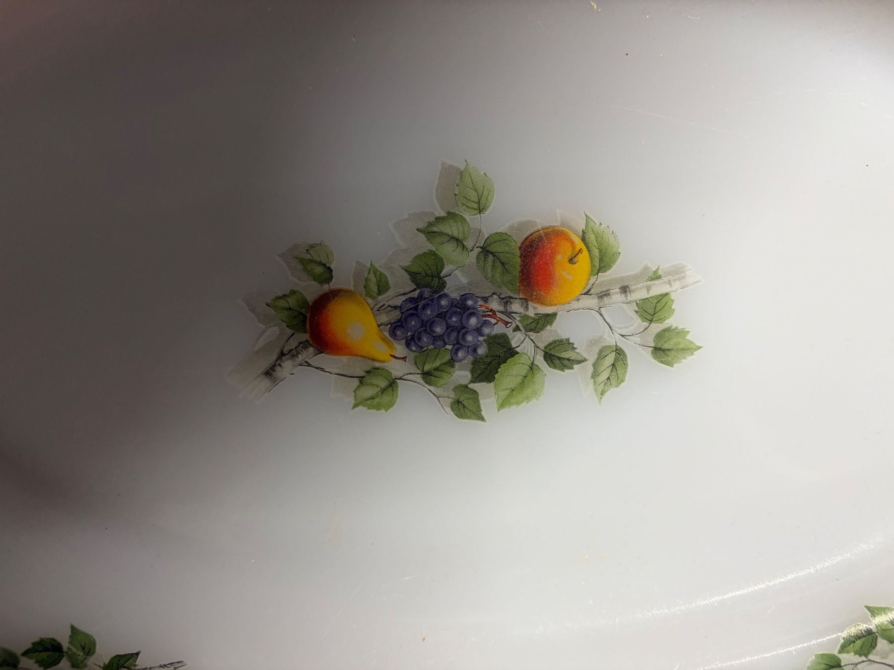 Plateaux: Glasplatte mit Früchtemuster – D'occasion à Obergösgen par Andre118 1