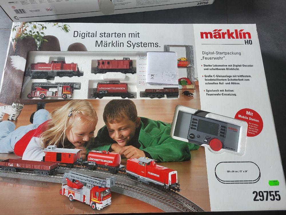 Märklin Feuerwehrwagen aus Set 29755 (Gebraucht) in Neuenkirch für CHF