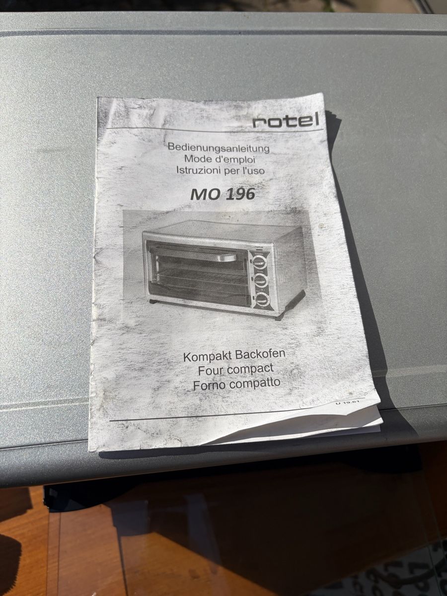 Küchengeräte: Rotel MO 196 Kompakt Backofen  – Neu (gemäss Beschreibung) aus Oberwil BL von blo_h976 2