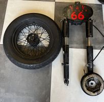 Orig. Harley Davidson Gabel inkl Trommelbremse & Speichenrad