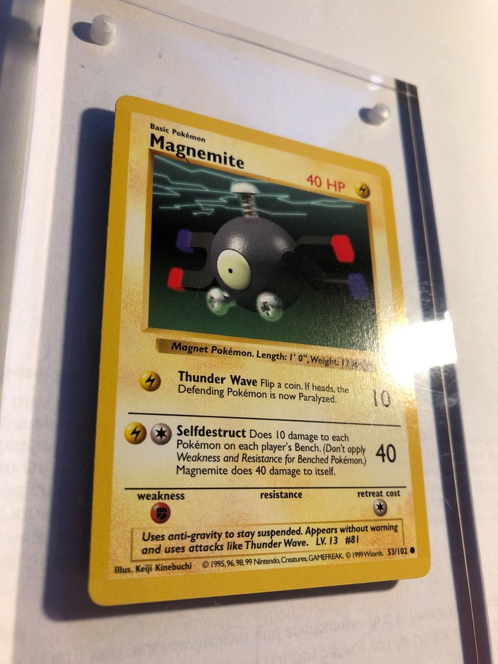 Sammelbilder & Trading cards: Magnemite Base Set Shadowless - MINT - ab 1.- – Gebraucht aus Giubiasco von dan_pr8b 1