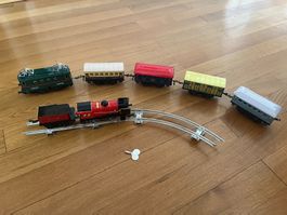 Set 2 locomotives + wagons Hachette série Hornby