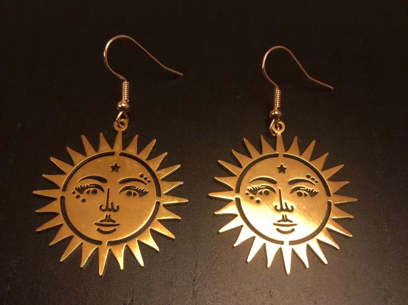 Orecchini pendenti & Orecchini a lobo: Ohrringe Sonne – Nuovo (secondo la descrizione) da Gams venduto da Mariawicca