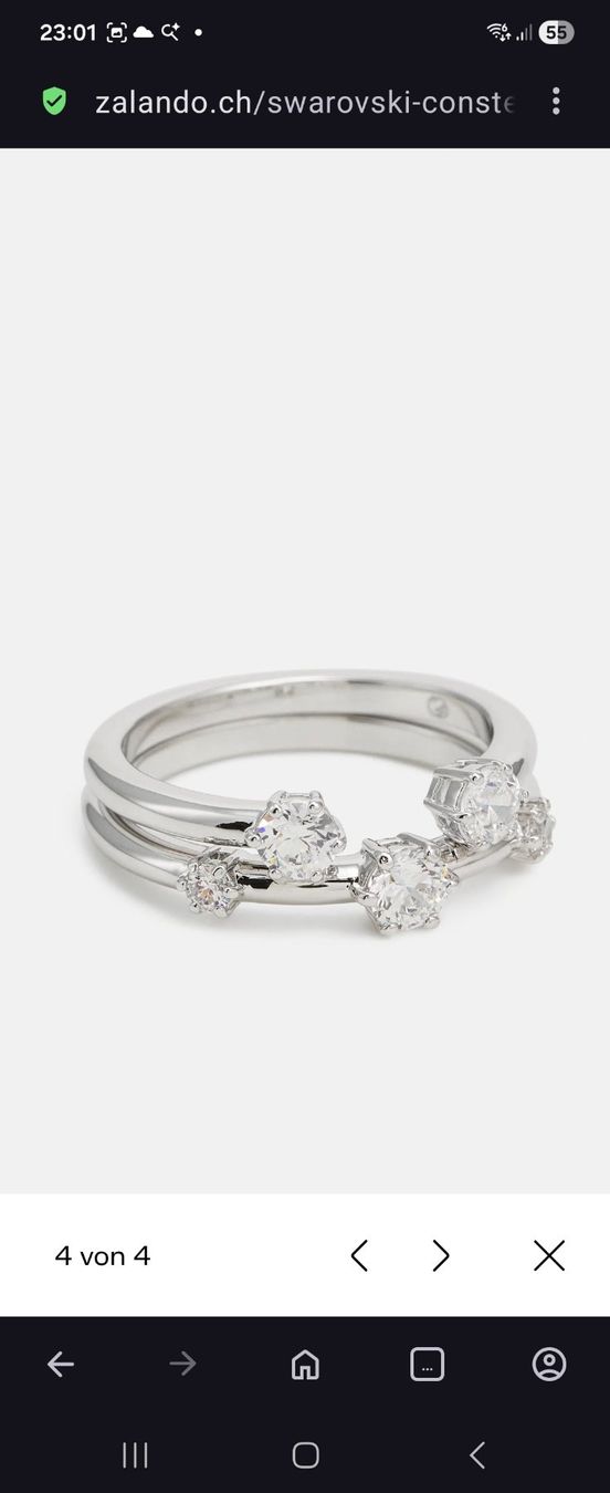 Swarovski Anelli: Swarovski ring set size 50 – Usato da Horgen venduto da dariajedraszyk 1