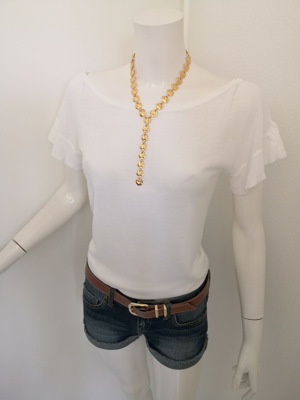 Mango Top: 🤩MANGO STRICK-TOP WEISS & VOLANT äRMEL – Nuovo (secondo la descrizione) da Olten venduto da Naja-Twins-Twins 7