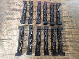 lego 95347 lot de 12 pièces Black Support 2 x 2 x 10 Girder