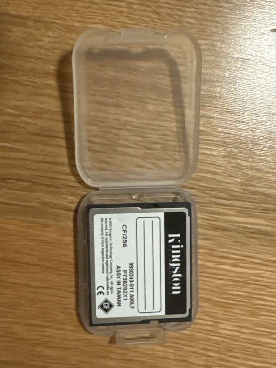 Kingston Speicherkarten: Kingston CompactFlash Digital memory Card 256 MB – Gebraucht aus Zürich von zaz_5d69 1