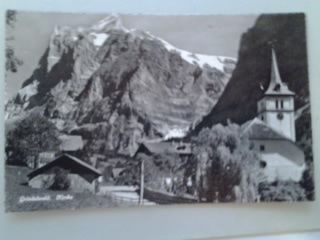 Cartes postales: Grindelwald Kirche – D'occasion à Sargans par nicsam1815