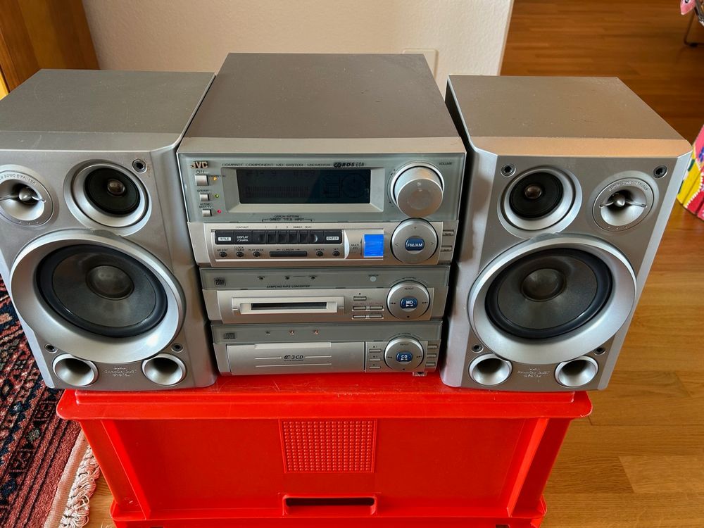 JVC Stereo Anlage Minidisc Player/Recorder mit 3CD,Radio (Gebraucht) in ...