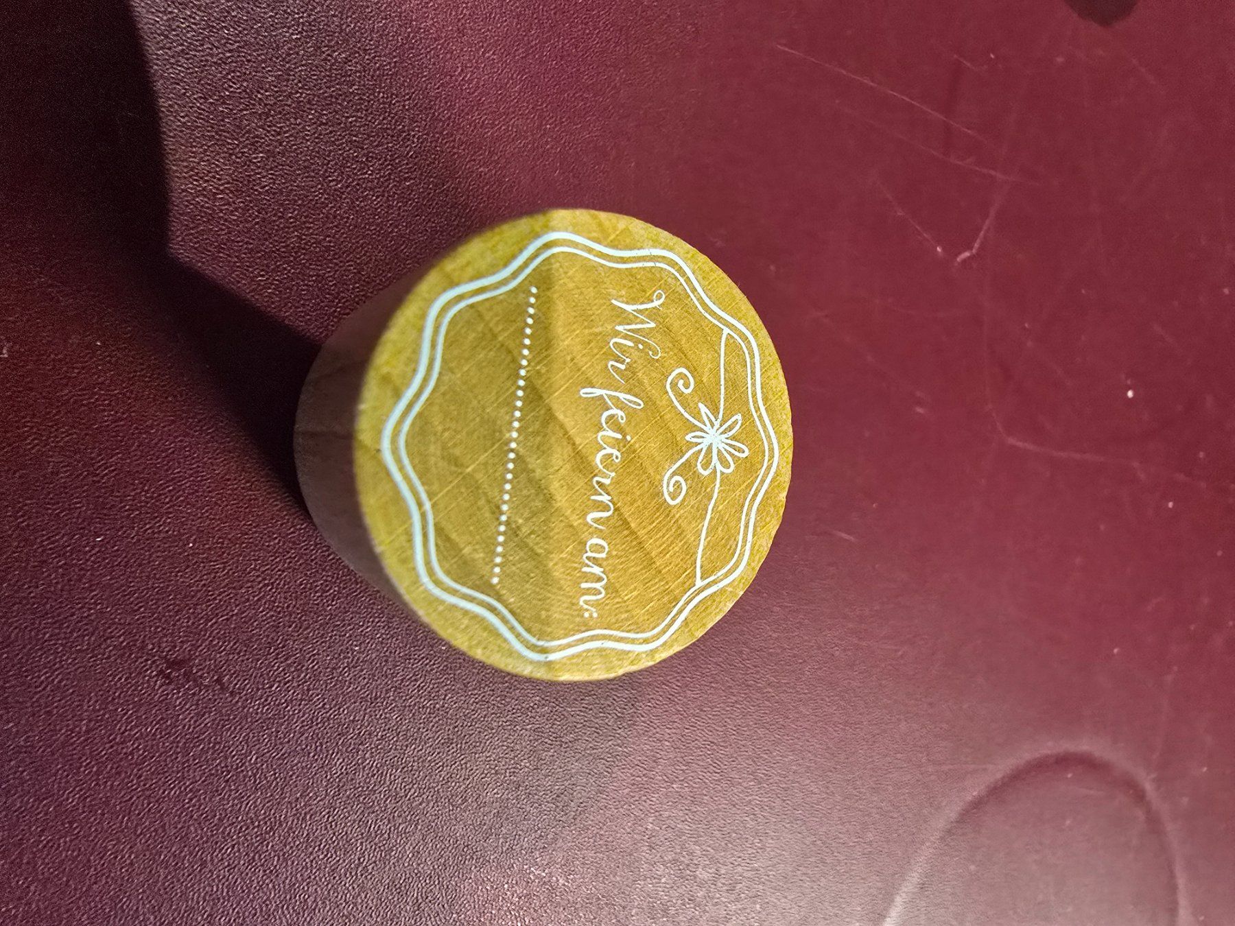 Tampons: Stempel "Wir feiern am ...." – D'occasion à Büttikon AG par Amineah
