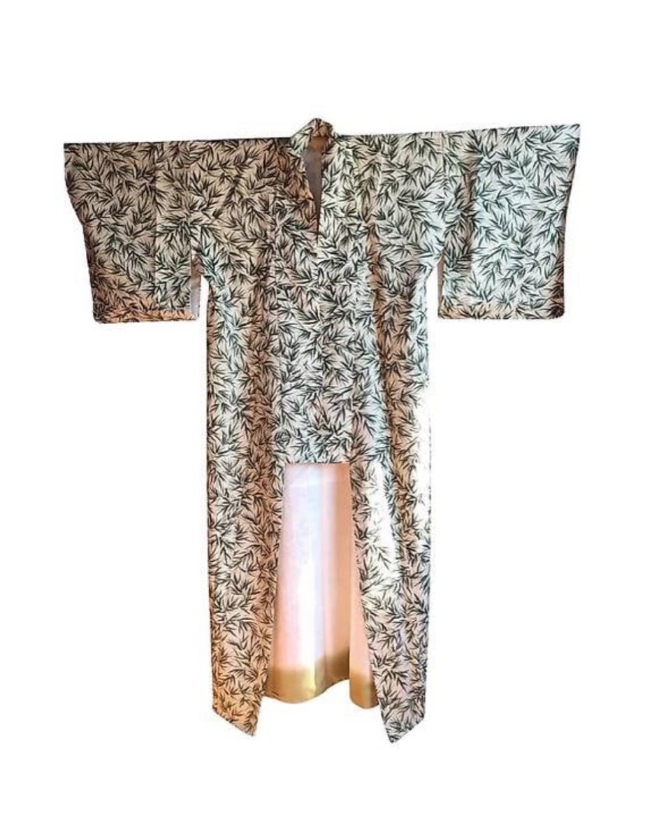 Internationale Kunst: Beautiful Vintage Kimono, Bamboo Pattern, One Size – Gebraucht aus Gandria von mar_5yvs