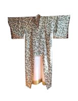 Beautiful Vintage Kimono, Bamboo Pattern, One Size